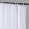 Furlinic Tenda Doccia Antimuffa Tessuto 120x180cm Impermeabile Lavabile Piccola Tende Doccia Design Poliestere con 8 Ganci Tenda Doccia Bianco Waffle