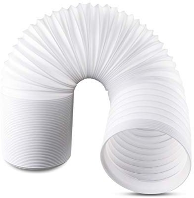 Tuyau d'Échappement de Climatiseur Portable, Tuyau Climatiseur Mobile de 150mm de Diamètre avec Filetage Anti-Horaire, Longueur de 1,5m, Adapté au Climatiseur/Déshumidificateur/Cuisine