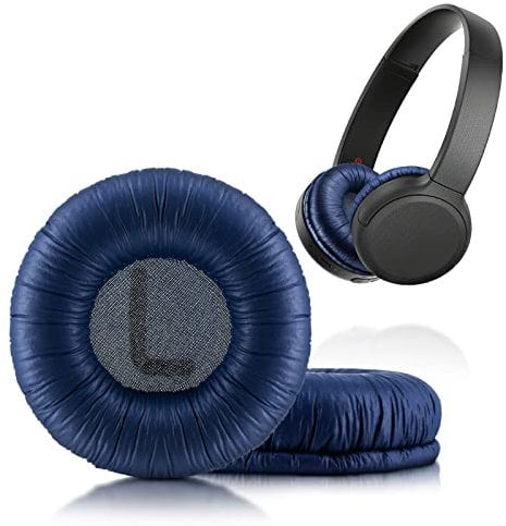 XBERSTAR Replacement Ear Pads Cushions Compatible with Sony WH-CH510 Wireless Headphones Earmuffs (Blue)
