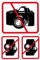 Aufkleber No Photo für Laptop, kein Foto