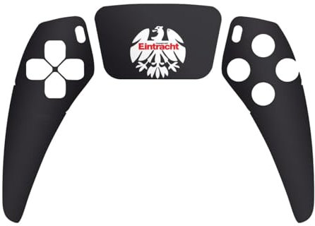 DeinDesign Skin kompatibel mit Sony Playstation 5 Controller PS5 Folie Sticker Adler Logo Retro