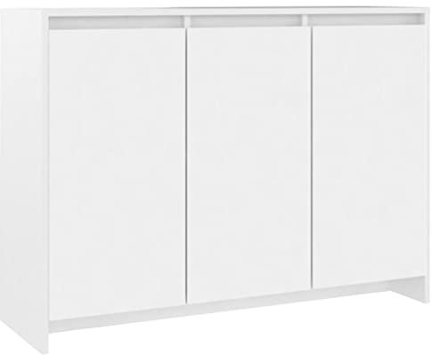 vidaXL Sideboard White 102x33x75 cm Engineered Wood