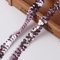 CNFQ 10 yards Elastisches glänzendes Paillettenband Applikation für Hochzeit Kostüm Brautschmuck PVC (Lila)