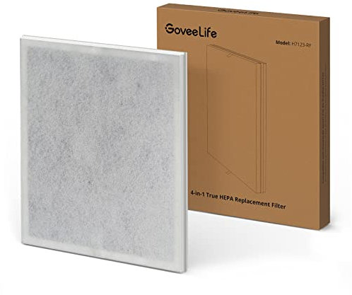 GoveeLife Air Purifier Replacement Filter for H7123101, 4 Layers of Defense, 1 Pack