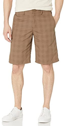 Dickies Herren-Shorts, flexibel, Normale Passform, kariert, Flache Vorderseite, 27,9 cm, Pilz, 52