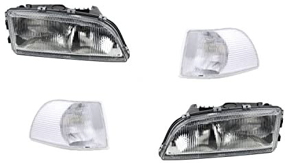 Johns, Scheinwerfer passend für Volvo V70 ab 97-00 Satz H7 Links und Rechts m. Blinker