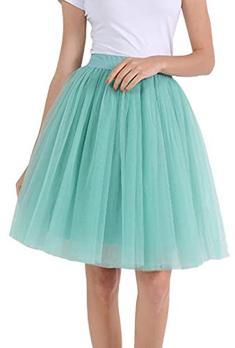 Kostüm Karneval Damen Tüllrock Mit Lichterkette Karneval Weiß Tüllrock Casual Rock Minirock Strickrock Winter Blusen Winterrock
