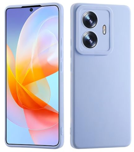 LENGRACE Funda para REALME C55 Suave Silicona Funda,TPU Case para REALME C55 Prueba de Golpes Antiarañazos Carcasa-Azul