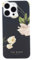 Ted Baker Elderflower Back Shell Case for iPhone 15 Pro Max Black Clear
