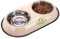 Stainless Steel Dog Bowls for Small Medium Dogs and Cats, Removable Dog Food and Water Bowls, Anti-Slip Double Dog Bowls