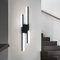 DELIPOP Wandleuchte LED Innen, 12W 1350LM Wandlampe LED Innen Schwarz, Kreative Lange Parallele Wandleuchte, Modern Design Wandbeleuchtung Kaltweiß 6500K für Treppenhaus, Flur, Esszimmer, Wohnzimmer