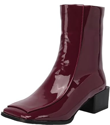 Stivali Donna Alti Fino al Ginocchio di Jeans Stivaletti Donna Tacco Alto Plateau Anfibi Donna Platform Stivali da Cowboy da Donna Tacchi a Spillo Stivali Donna Tacco Stivaletti Donna con Tacco