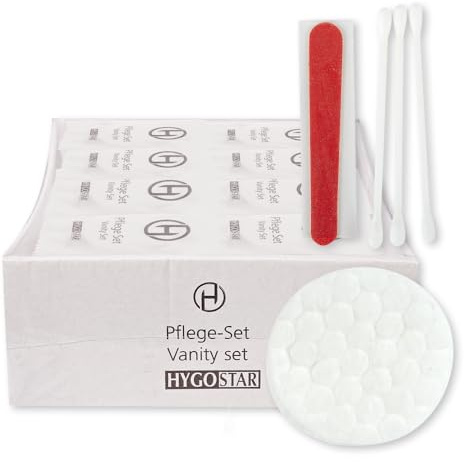 FRANZ MENSCH Hygostar Kosmetik-Set, Standard, weiß-rot, 7cm, 6cm