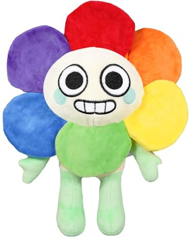 Funthy Dandy's World Plush Toys, 10 Adorable Sunflower Plush Pillow Soft Stuffed Horror Game Home Bedroom Decors Birthday Valentines Halloween for Fans and Kids-D