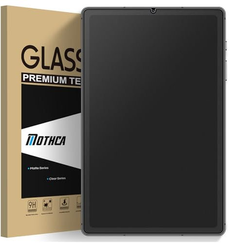 Mothca Pellicola proteggi schermo in vetro opaco per Samsung Galaxy Tab S6 Lite 2024/2022/2020 da 10,4 pollici, facile da installare, antiriflesso e anti-impronte, liscia come la seta