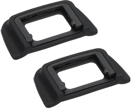 PATIKIL DK-20 Viewfinder Eyepiece Eyecup, 2 Pack Camera Eyecup Eye Cup Protector Replacement Accessories for Nikon Block Flare and Sunlight Scratch Resistance Protection, Black