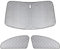 Protector de Parabrisas Compatible con Audi A4 (B9) 2016-2025 - 3PCS Cubierta de Parabrisas de Coche, Parasol Coche Termico, Cubierta de Parasol Interna para Automóvil, Parasol Plegable