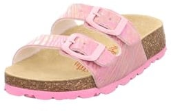 Superfit Mädchen FUSSBETTPANTOFFEL Rosa 5560
