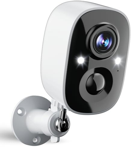 PROWLI Security Cameras Wireless Outdoor, 2.5K WiFi Battery Powered Cameras for Home Security with AI Motion Detection, Color Night Vision, IP66 Weatherproof, 2-Way Audio, SD/Cloud Storage