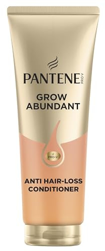Pantene Grow Abundant Anti Hair Loss Conditioner 250ml for Fine, Weak Hair | Makes Hair 5X Stronger Increasing its Resilience Against Breakage, With 1500mg Pro-Vitamin Complex & Amino Acids