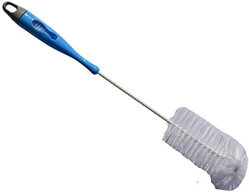 Supa Wild Bird 2 in 1 Cleaning Brush | Handle Contains Small Brush For Awkward Spots | Excellent For Feeders, Transparent, Pack of 1, SS805