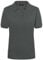James & Nicholson Damenpolo Classic - Piqué-Poloshirt mit gestrickten Bündchen | Farbe: Graphite | Grösse: XL