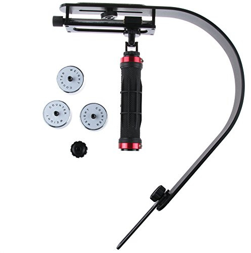 FOTGA Professionelle Einstellbare Handdauer Stabilizer Fuer DSLR-Kamera DV