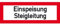 Indigos UG - Aufkleber - Einspeisung Steigleitung Hinweisschild Brandschutz 29,7x10,5 cm - Warnung - Sicherheit - Hotel, Firma, Haus