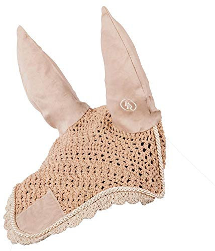 BR Fliegenohren/Fliegenhaube Event gehäkelte Baumwolle Zierkordel (Pony, Tan)