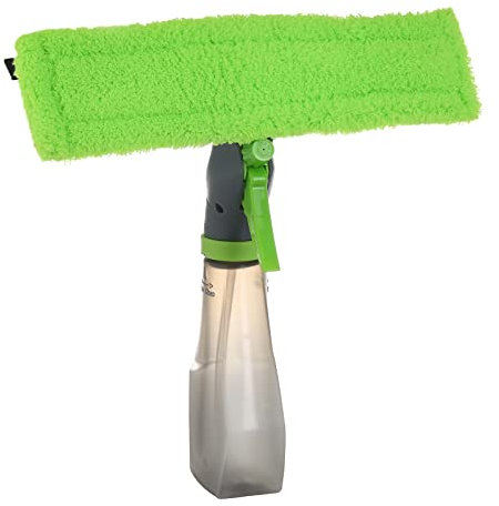 First4Spares 250ml Spray Bottle & Microfibre Window Cleaning Cloth Compatible with Vileda Handheld Window Vacs