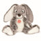 Teddy Hermann 93846 Schlenker-Hase 28 cm, Kuscheltier, Plüschtier