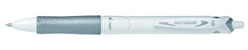 Pilot Acroball Retractable Ballpoint - Pure White/Black