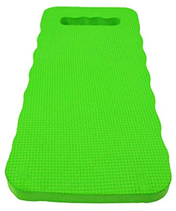 Tavoletta protezione ginocchi 46x23cm tappetino per inginocchiarsi sedersi a terra extra spesso 2,5cm con maniglia Verde