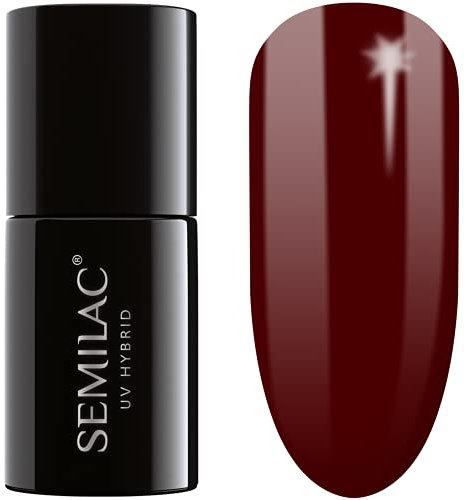 Semilac UV Nagellack 029 Espresso 7ml Kollektion Black&White