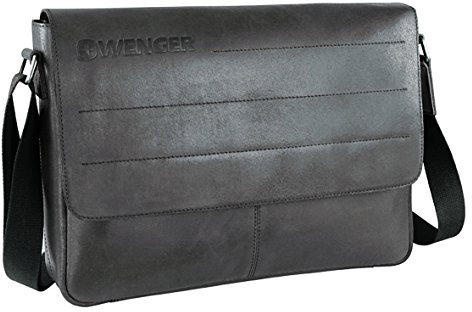 Wenger Überschlagtasche Groß Umhängetasche, Braun
