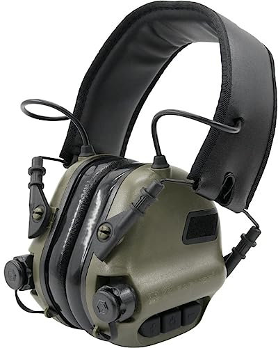 Earmor M31 MOD3 - Protector auditivo electrónico, color verde