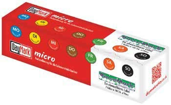 Labellord | Dispenser met Mini HACCP Labels | Per stuk