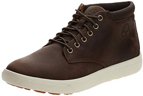 Timberland Ashwood Park Leather', Stivali Chukka Uomo, Marrone (Dk Brown Full Grain), 44.5 EU