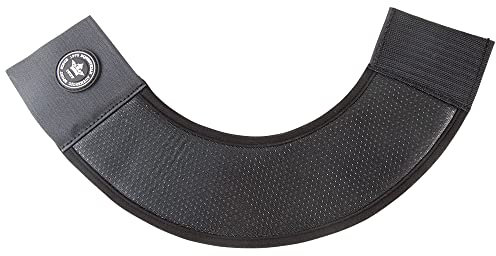 PFIFF 102774 Hufglocken Shine Bright, glänzend mit Klettverschluss, schwarz, S