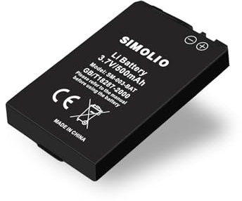SIMOLIO Recharegeable Battery Big Over Ear Wireless TV Headphones SM-825D Pro, SM-829D1, SM-829D2, SM-905TV ONLY (NOT for in Ear Headphones and Headset Model SM-823 Pro/823D Pro/824D1/824D2)