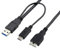 ChenYang CY Tipo-C USB-C USB 3.1 y USB 3.0 Tipo-A Host a Micro USB 3.0 Target Combo Cable de datos para disco