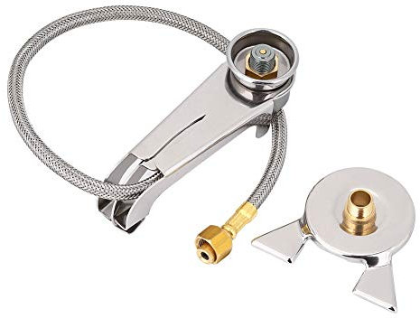 Tiiyee Réchaud De Camping,poêle à Poêles Gaz Cuisinière en Plein Air Miniature Portable Pique-Nique Brûleur Ultra-léger Extérieur Adaptateur Chauffage Allumage Piézo-électrique pour Randonnée Pêche