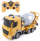 ENGINS DE CHANTIER - Camion Toupie - Véhicules d'Interventions - 090312 - Jaune - Plastique - 1/12 - Véhicule Télécommandé - Piles Non Incluses - Travaux - Jouet Enfant - À partir de 3 ans