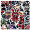 Venom Aufkleber Superheld Aufkleber für Kinder 50 Stück Venom Graffiti Decal Vinyl Sticker für Laptop Kinder Autos Motorrad Fahrrad Skateboard Gepäck