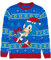 Sonic The Hedgehog Mens Christmas Jumper | Adults Ladies Video Game Movie Festive Navy Knitted Sweater | Xmas Gifts for Him Her