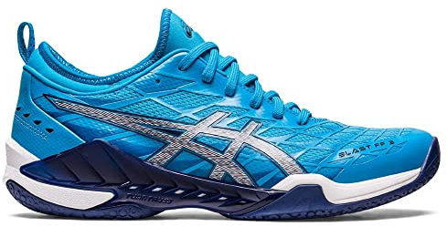 Asics Herren Blast FF Volleyball Shoe, Island Blue/Indigo Blue, 44.5 EU
