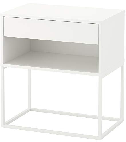 Ikea VIKHAMMER Nachttisch 60x39cm weiß