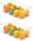Acan Tradineur - Pack de 2 Cajones organizadores Reutilizables para frigorifico Nº 11 - Fabricado en Poliestireno - Recipiente de plástico Transparente - 10 x 18 x 37 cm