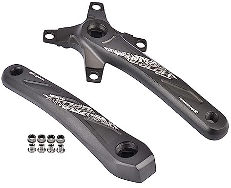LHHL MTB Vierkant Kurbelarme Universal 170/175mm Fahrrad Kurbelgarnitur Aluminium-Legierung Kurbelarm Links/rechts for Mountainbike Und Rennrad(175mm)