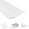 Elvone Garage Door Seal (White, 40ft, 2.2 inches, Weatherproofing)